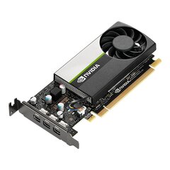 PNY VCNT400-4GB-BLK NVIDIA T400 4 ГБ GDDR6 3x MINI DISPLAYPORT PCI EXPRESS 3.0 LP - ATX BRACKET BULK цена и информация | Видеокарты (GPU) | pigu.lt