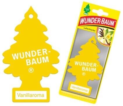 Automobilių oro gaiviklis Wunder-Baum Vanillaroma, 1 Vnt. kaina ir informacija | Salono oro gaivikliai | pigu.lt