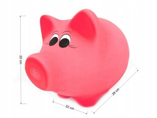 Керамическая большая копилка розового цвета в виде свинки 28x22x22см цена и информация | Оригинальные копилки | pigu.lt