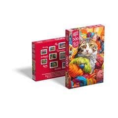 Dėlionė CherryPazzi Feline Whimsy 500 d. kaina ir informacija | Dėlionės (puzzle) | pigu.lt