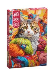 Dėlionė CherryPazzi Feline Whimsy 500 d. kaina ir informacija | Dėlionės (puzzle) | pigu.lt
