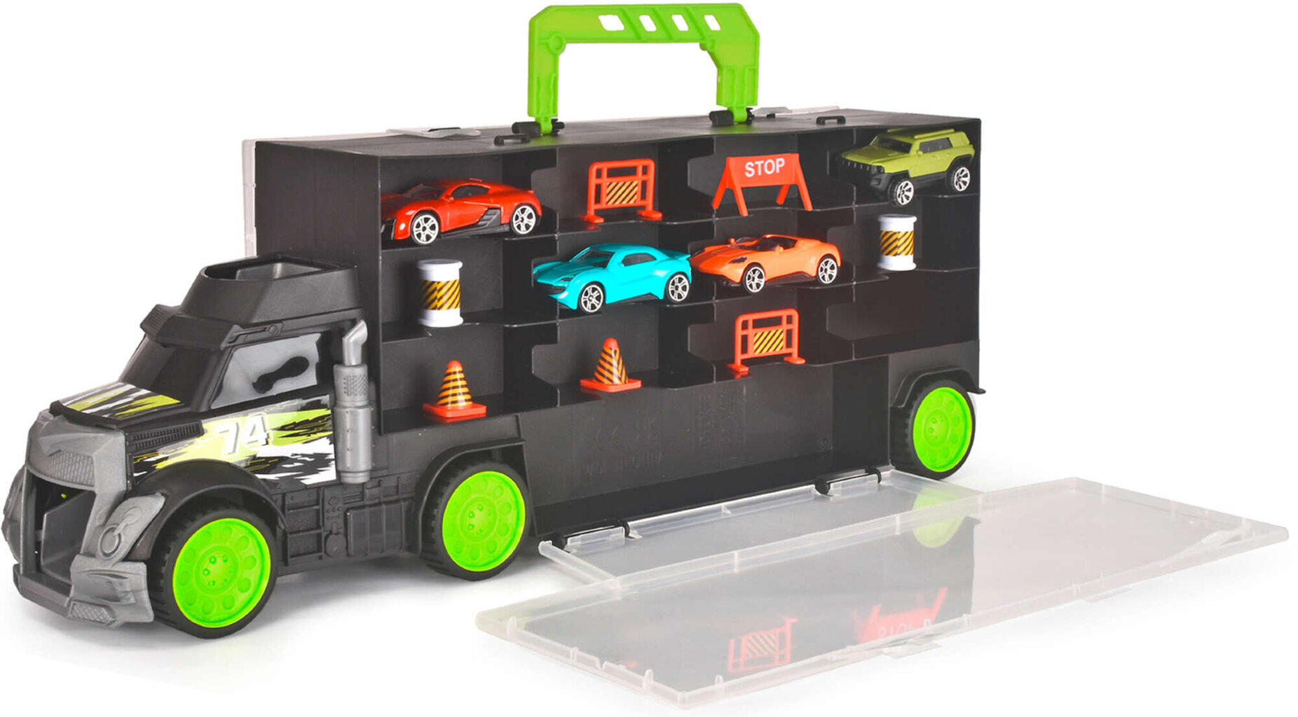 Sunkvežimis su automobiliais Dickie Toys kaina ir informacija | Žaislai berniukams | pigu.lt