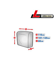 Grilio uždangalas L Kegel-Blazusiak 5-4817-241-2099, 110x120cm, rudas kaina ir informacija | Grilio, šašlykinių priedai ir aksesuarai  | pigu.lt