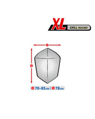 Grilio uždangalas XL Kegel-Blazusiak 5-4813-241-2099, 85x72cm, rudas kaina ir informacija | Grilio, šašlykinių priedai ir aksesuarai | pigu.lt
