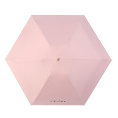 Sulankstomas mini skėtis, rožinis kaina ir informacija | Moteriški skėčiai | pigu.lt