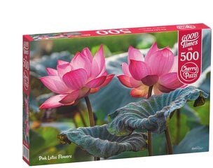 Dėlionė CherryPazzi Pink Lotus flowers 500 d. kaina ir informacija | Dėlionės (puzzle) | pigu.lt