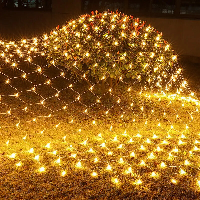 Kalėdinis tinklelis 1,5mx1,5m, 96 LED, LIVMAN YN-401 цена и информация | Girliandos | pigu.lt