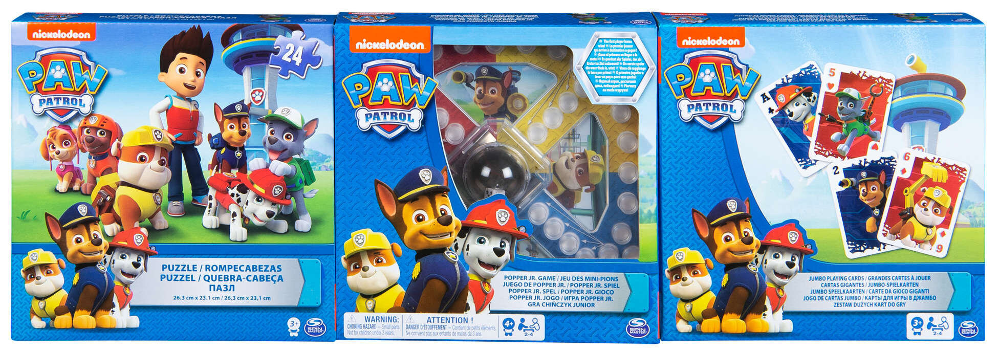 Žaidimų rinkinys Spin Master Paw Patrol 3in1 цена и информация | Stalo žaidimai, galvosūkiai | pigu.lt