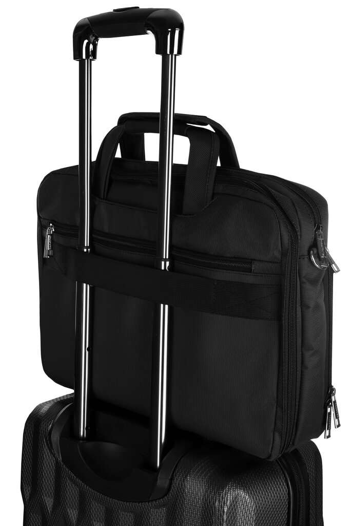 Nešiojamojo kompiuterio krepšys 15,6" juodos spalvos dėklas per petį Zagatto kaina ir informacija | Krepšiai, kuprinės, dėklai kompiuteriams | pigu.lt