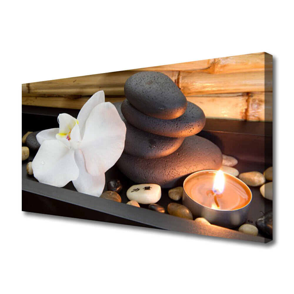Reprodukcija Gėlių akmenų žvakių menas цена и информация | Reprodukcijos, paveikslai | pigu.lt
