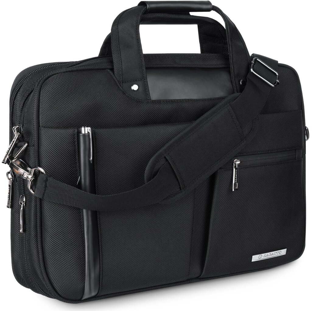 Elegantiškas 15,6 colio nešiojamojo kompiuterio krepšys, daugiafunkcinis krepšys per petį Zagatto kaina ir informacija | Krepšiai, kuprinės, dėklai kompiuteriams | pigu.lt
