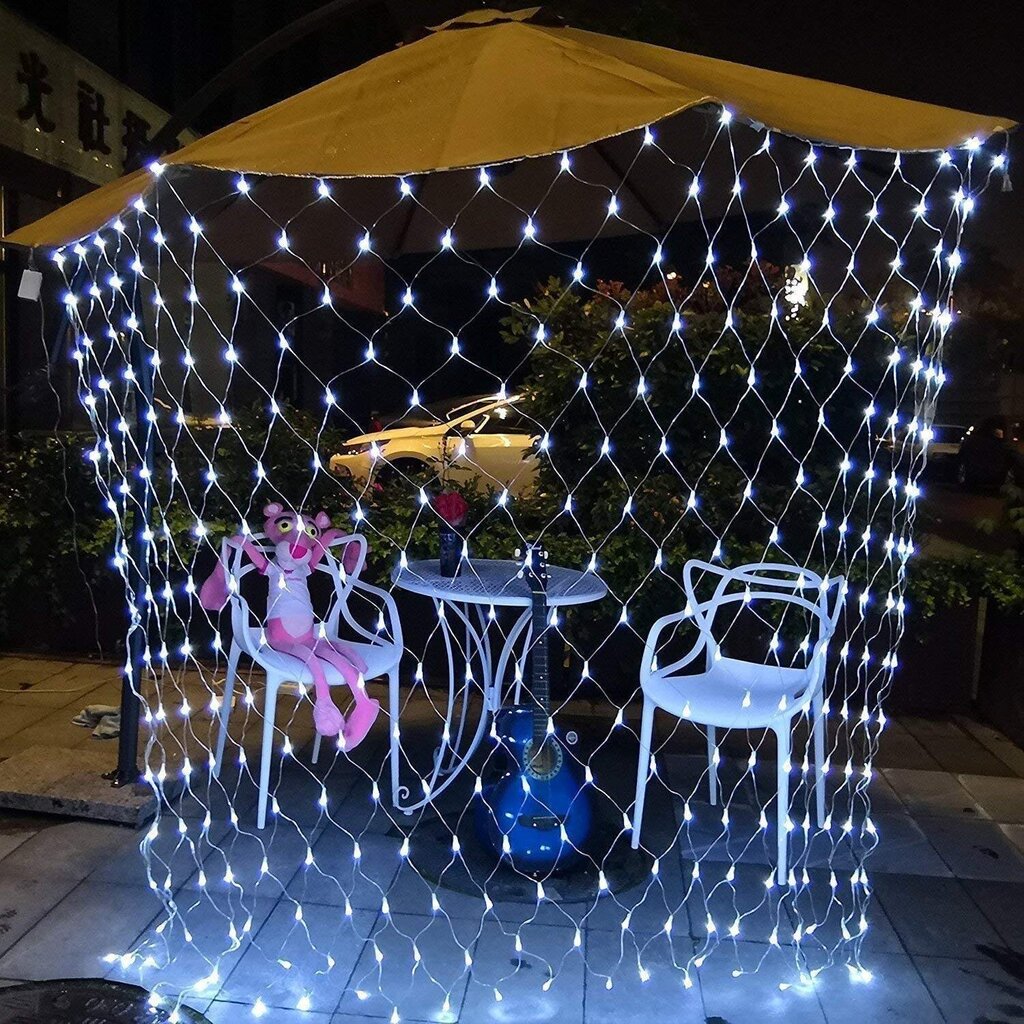Kalėdinis tinklelis 1,5mx1,5m, 96 LED, LIVMAN YN-401 цена и информация | Girliandos | pigu.lt