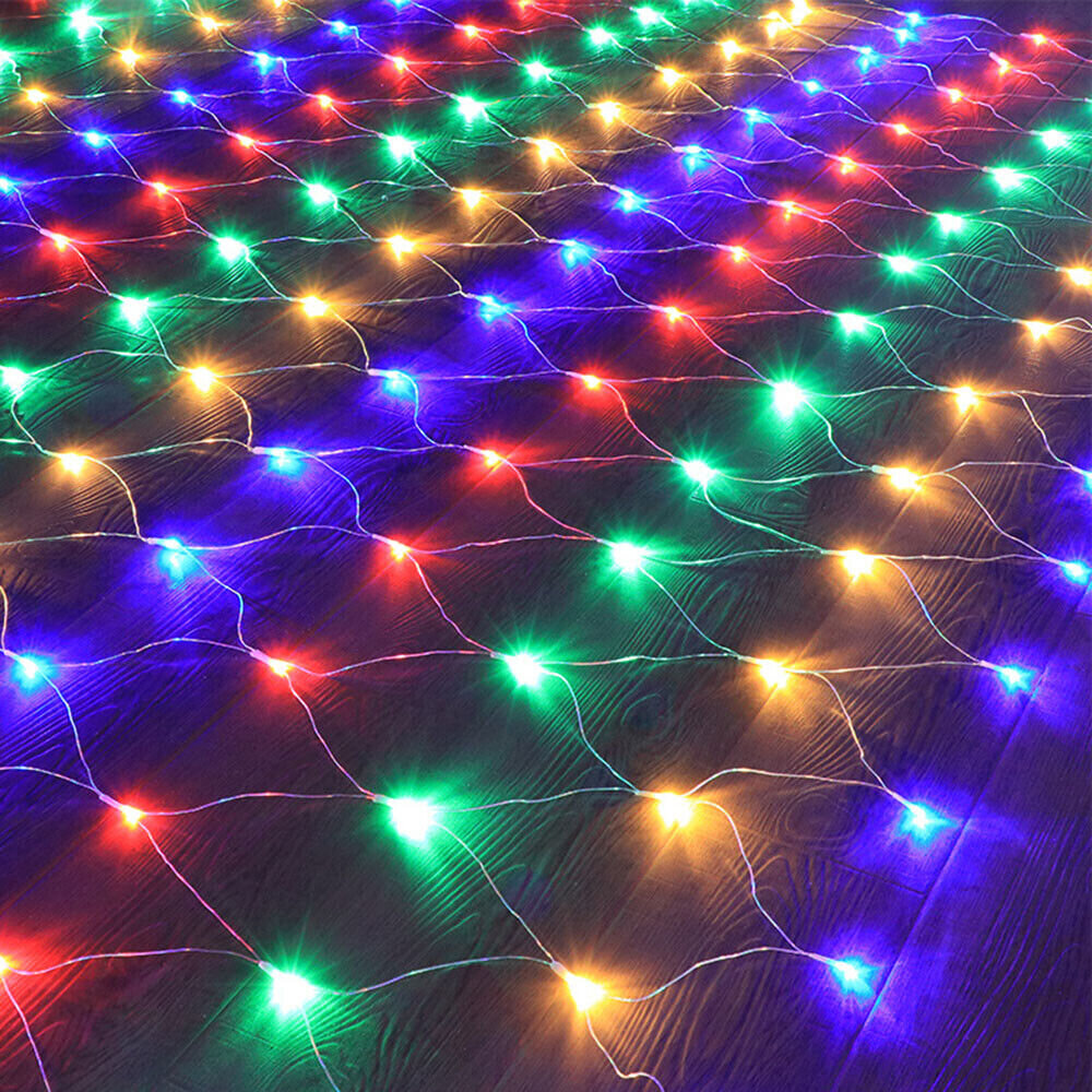 Kalėdinis tinklelis 1,5mx1,5m, 96 LED, LIVMAN YN-401 цена и информация | Girliandos | pigu.lt