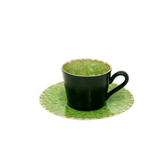 Costa Nova akmens masės arbatos puodelis su lėkštute Riviera, 190 ml цена и информация | Стаканы, фужеры, кувшины | pigu.lt