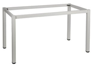 Metalinis stalo rėmas, 136x76x72,5 cm, balta kaina ir informacija | Kiti priedai baldams | pigu.lt