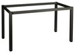 Metalinis stalo rėmas Stema, 136x76x72,5 cm, juoda kaina ir informacija | Kiti priedai baldams | pigu.lt