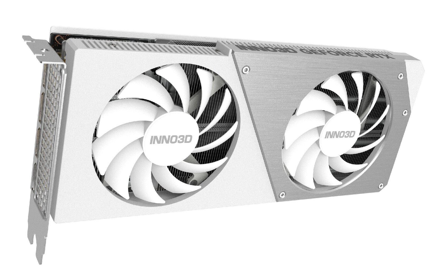 Inno3D GeForce RTX 4070 Twin X2 OC White (N40702-126XX-183052V) цена и информация | Vaizdo plokštės (GPU) | pigu.lt