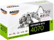 Inno3D GeForce RTX 4070 Twin X2 OC White (N40702-126XX-183052V) цена и информация | Vaizdo plokštės (GPU) | pigu.lt