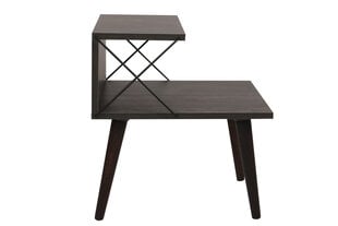 Naktinis staliukas Asir, 50x55x40cm, rudas kaina ir informacija | Spintelės prie lovos | pigu.lt