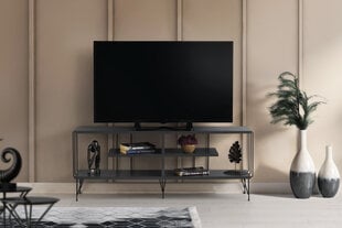 TV stovas Asir, 120x44,5x30cm, juodas kaina ir informacija | TV staliukai | pigu.lt