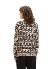 Женская блузка Tom Tailor 1039087*33991, бежевая/черная, 4067261737065 цена и информация | Женские блузки, рубашки | pigu.lt