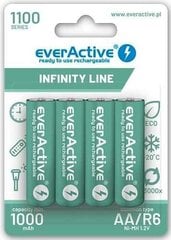 Элементы everactive infiniti 1100mah aa, 4 шт. цена и информация | Батарейки | pigu.lt