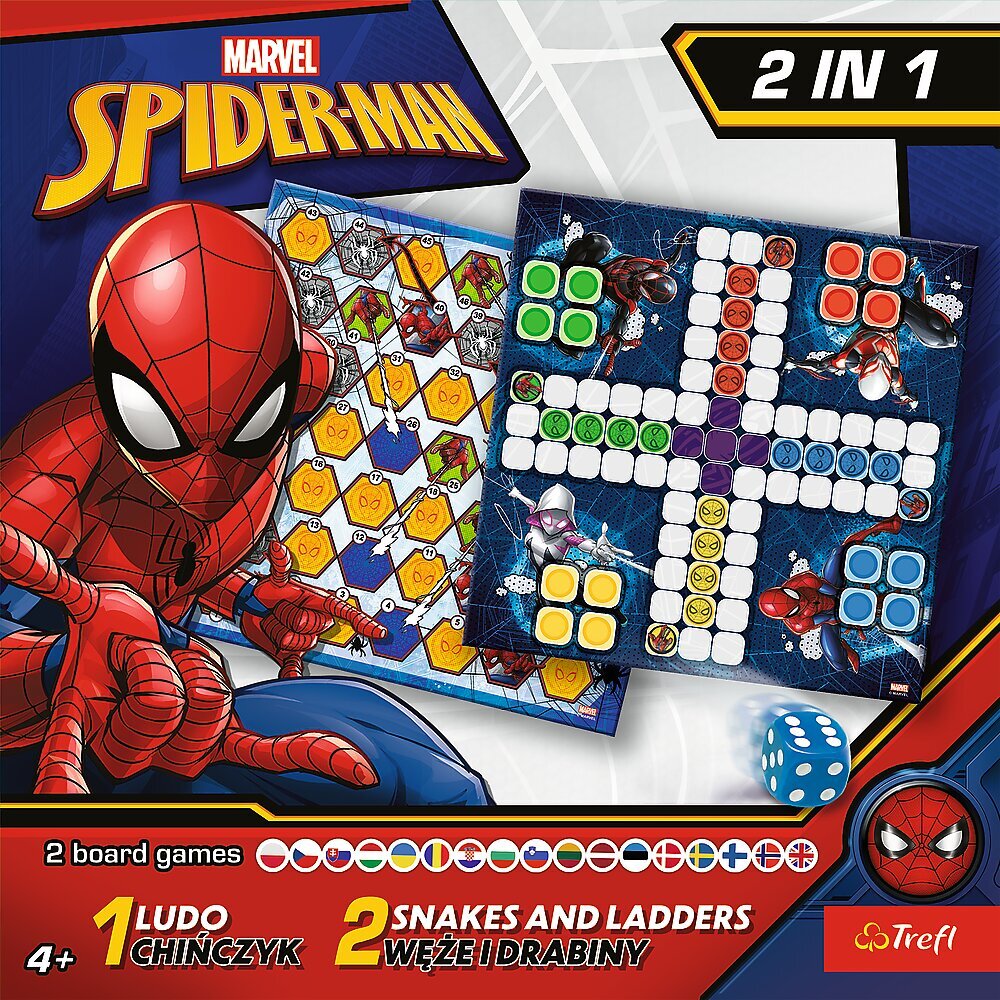 Stalo žaidimas Spider Man Trefl 2in1 kaina ir informacija | Stalo žaidimai, galvosūkiai | pigu.lt