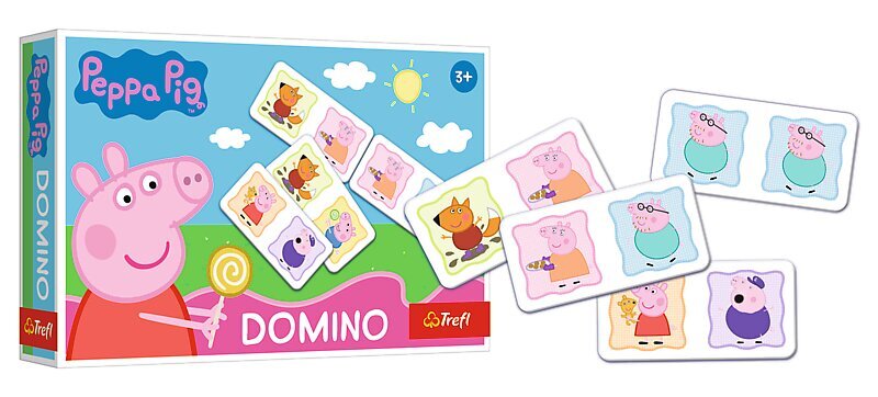 Stalo žaidimas Domino Peppa Pig Trefl kaina ir informacija | Stalo žaidimai, galvosūkiai | pigu.lt