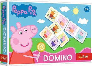 Настольная игра Домино Свинка Пеппа Трефл цена и информация | Настольные игры, головоломки | pigu.lt