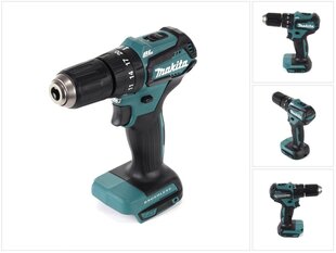 Аккумуляторная ударная дрель Makita DHP 483 Z, 18 В, 40 нм без аккумулятора и зарядного устройства цена и информация | Шуруповерты, дрели | pigu.lt