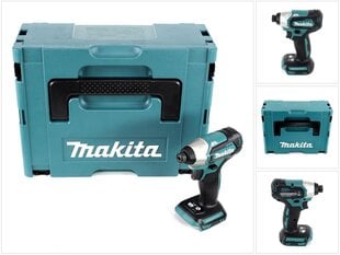 Аккумуляторная ударная отвертка Makita DTD 155 ZJ 18 V Li-Ion Makpac - без аккумулятора, без зарядного блока цена и информация | Шуруповерты, дрели | pigu.lt