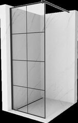 Walk-in dušo sienelė Mexen Kioto, juoda, 90 x 200 cm цена и информация | Душевые двери и стены | pigu.lt