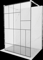 Walk-in dušo sienelė Mexen Kioto, sidabrinė, 100 x 200 cm kaina ir informacija | Dušo durys ir sienelės | pigu.lt