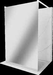 Walk-in dušo sienelė Mexen Kioto balta 120 x 200 cm kaina ir informacija | Dušo durys ir sienelės | pigu.lt