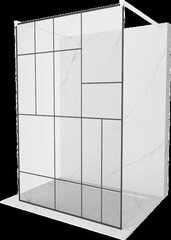 Walk-in dušo sienelė Mexen Kioto balta 110 x 200 cm kaina ir informacija | Dušo durys ir sienelės | pigu.lt