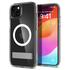 Spigen Ultra Hybrid S MagSafe case with stand for iPhone 15 - black цена и информация | Чехлы для телефонов | pigu.lt
