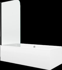 Vonia Mexen Cube su apdaila ir stiklo sienele, 180x80 cm + 70 cm, white+I/swing/black цена и информация | Для ванны | pigu.lt