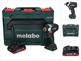 Аккумуляторный ударный гайковерт Metabo SSW 18 LT 300 BL 18 В 300 Нм + 1х аккумулятор 4,0 Ач + MetaBOX - без зарядного устройства цена и информация | Шуруповерты, дрели | pigu.lt