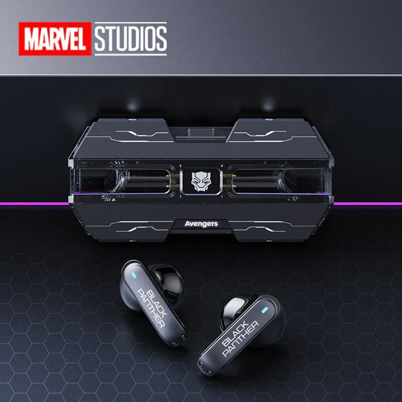 MARVEL Avengers BTMV21 Black Panther TWS kaina ir informacija | Ausinės | pigu.lt