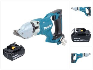 Аккумуляторные ножницы по металлу Makita DJS 200 T1 18 В 2,0 мм + 1х аккумулятор 5,0 Ач - нет зарядного блока цена и информация | Пилы, циркулярные станки | pigu.lt