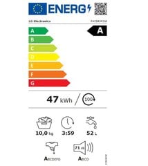 LG F4Y5RYP3W kaina ir informacija | Skalbimo mašinos | pigu.lt