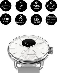 Withings Scanwatch 2, 38 mm, White kaina ir informacija | Išmanieji laikrodžiai (smartwatch) | pigu.lt