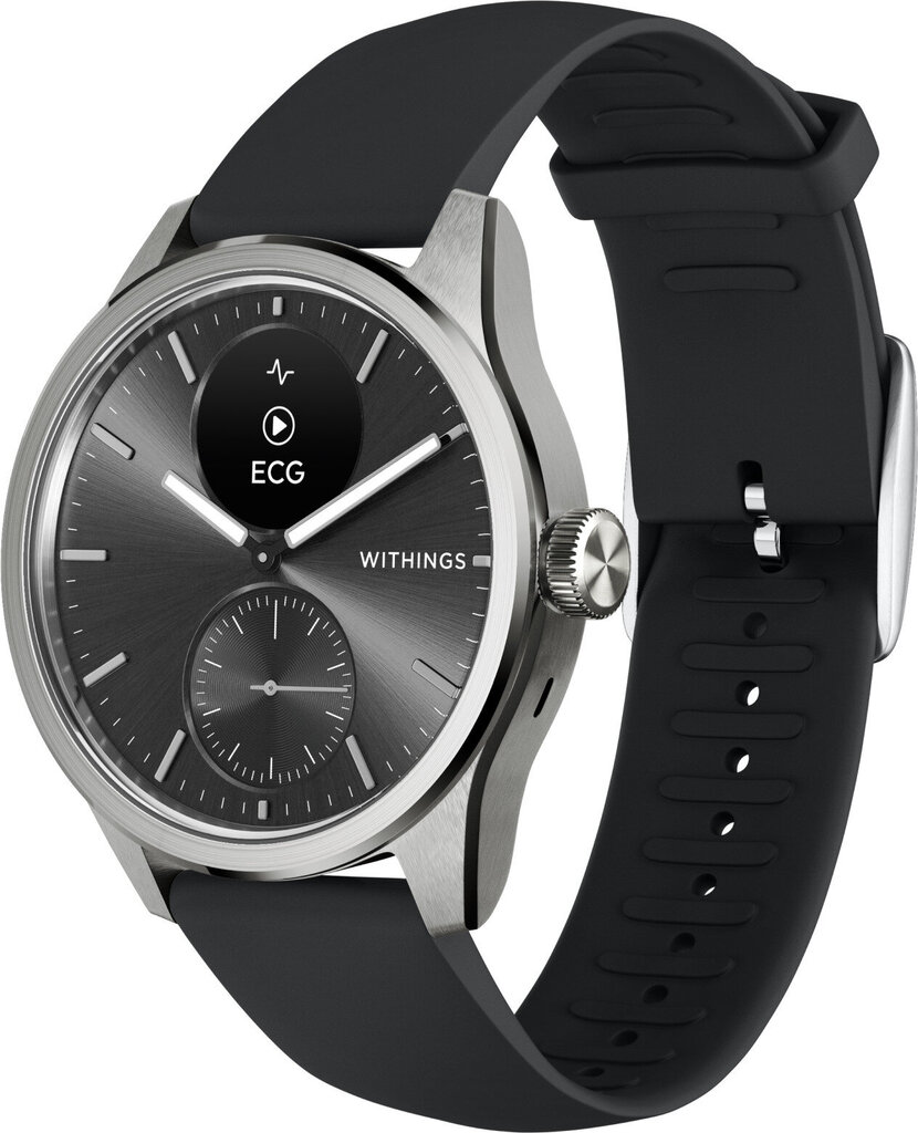 Withings Scanwatch 2 Black цена и информация | Išmanieji laikrodžiai (smartwatch) | pigu.lt