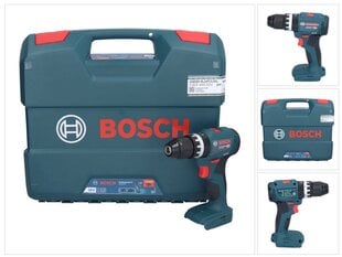 Профессиональная аккумуляторная ударная дрель Bosch GSB 18 В 45 Нм + L-образный кейс - без аккумулятора, без зарядного блока цена и информация | Шуруповерты, дрели | pigu.lt