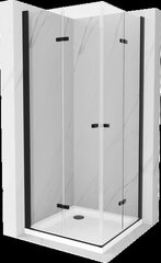 Dušo kabina Mexen Lima DUO su padėklu ir sifonu, Black, 100 x 100 cm kaina ir informacija | Dušo kabinos | pigu.lt