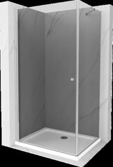 Dušo kabina Mexen Pretoria su padėklu ir sifonu, Grafitas+Baltas/Chromas, 70 x 100 cm kaina ir informacija | Dušo kabinos | pigu.lt