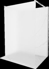 Walk-in dušo sienelė Mexen Kioto, sidabrinė, matinė, 100 x 200 cm kaina ir informacija | Dušo durys ir sienelės | pigu.lt