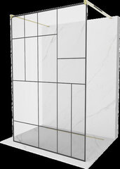 Walk-in dušo sienelė Mexen Kioto, auksinė, 130 x 200 cm kaina ir informacija | Dušo durys ir sienelės | pigu.lt