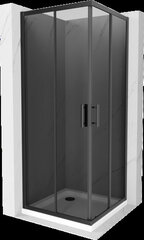 Dušo kabina Mexen Rio F su padėklu ir sifonu, Black/Graphite+White/Black, 80 x 80 cm kaina ir informacija | Dušo kabinos | pigu.lt