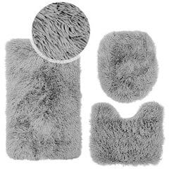 Vonios kilimėlių komplektas Megan, 3 dalių, 45x75 cm kaina ir informacija | Vonios kambario aksesuarai | pigu.lt